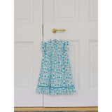 Nicky Hilton x La Coqueta Blue Bow Floral Lily-Grace Girl Empire Dress