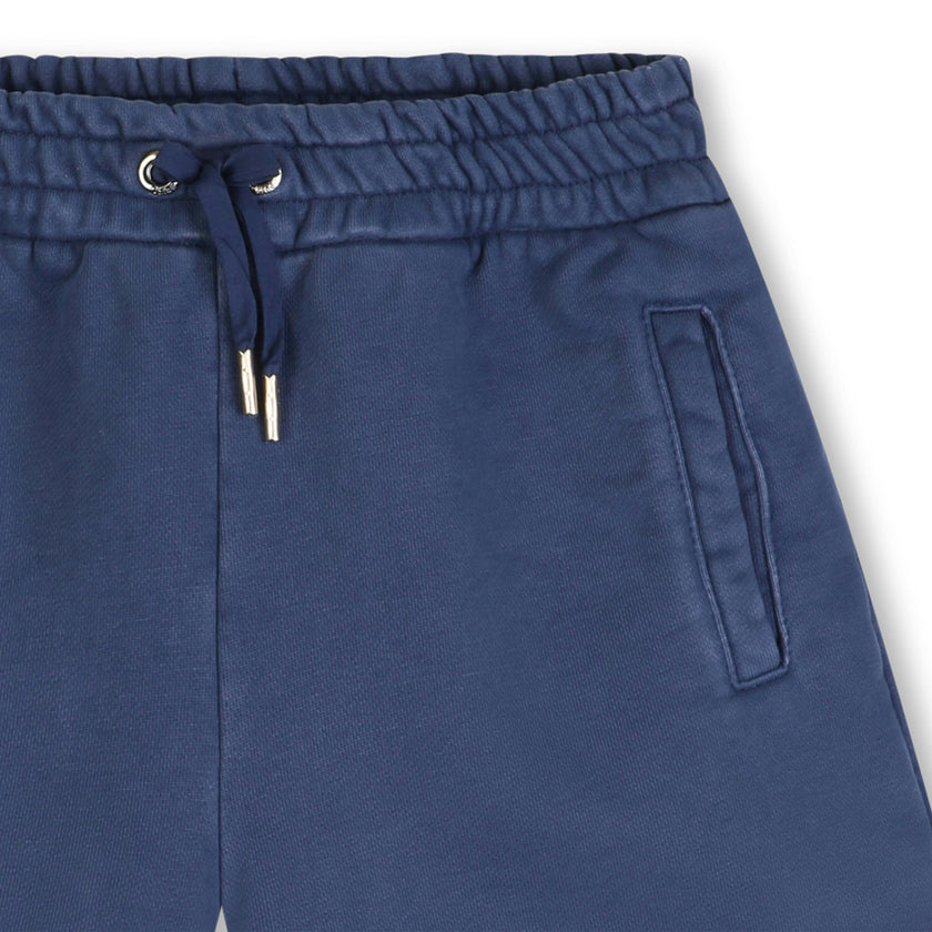 Navy Blue Drawstring Shorts