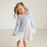 Soft Cloud Blue Pointelle Cardigan