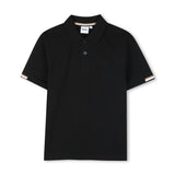Black Piqué Polo Shirt