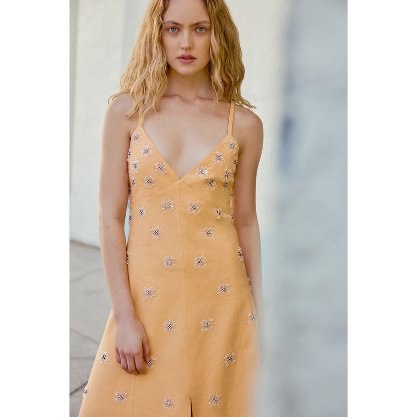 Hendrix Dress, Orange