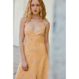 Hendrix Dress, Orange
