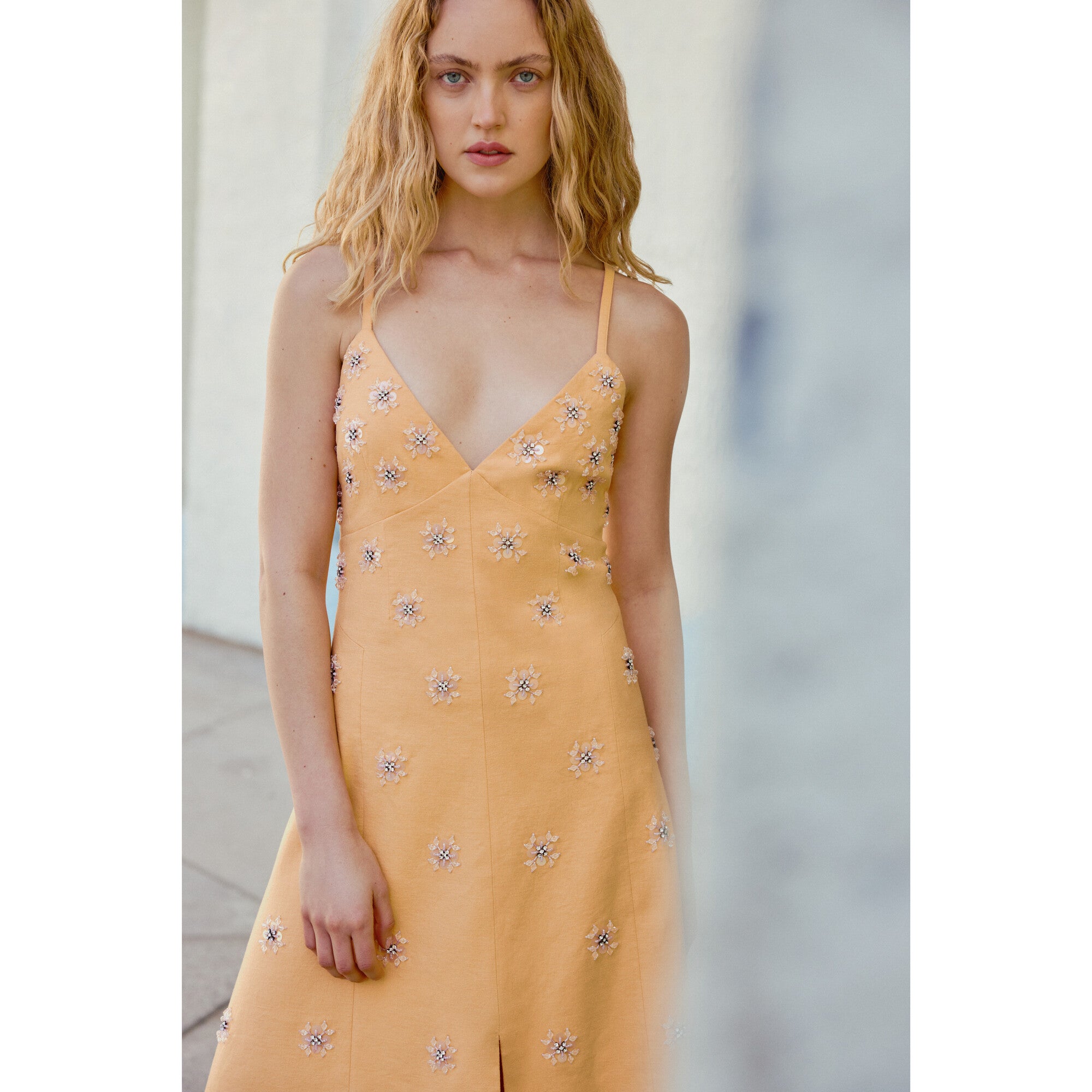 Hendrix Dress, Orange