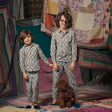 Kids Frankie Shirt and Frankie Pants High Vibrations Blue