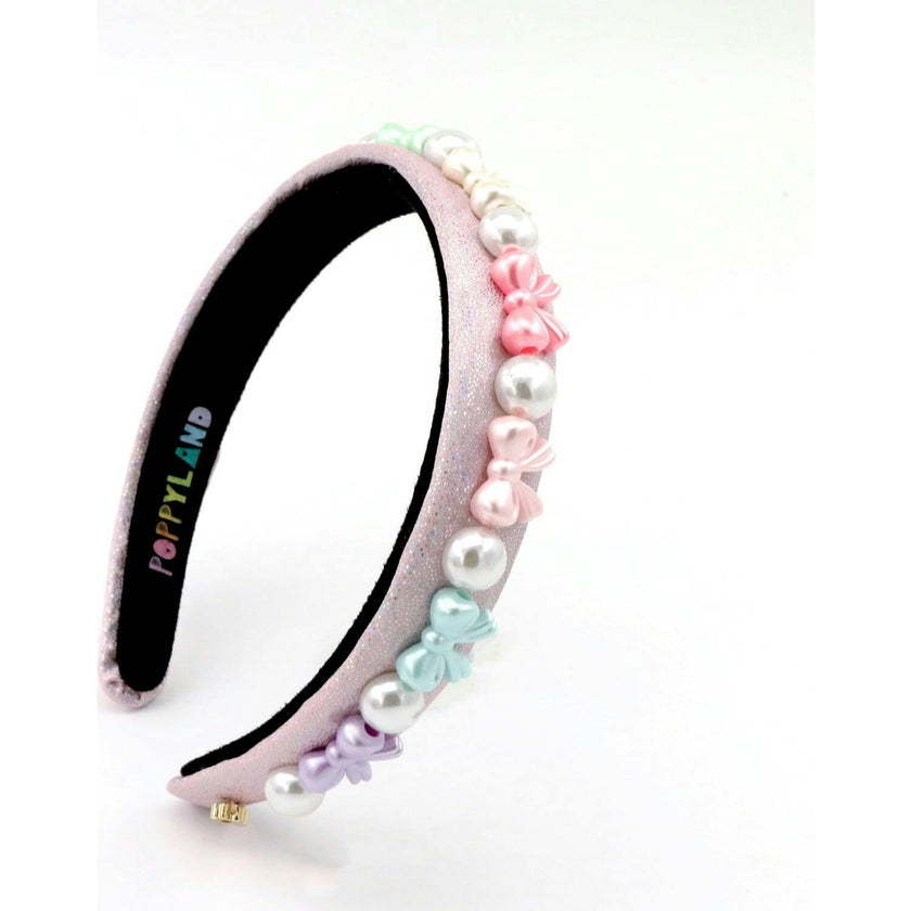 Pastel Bows & Pearls Headband