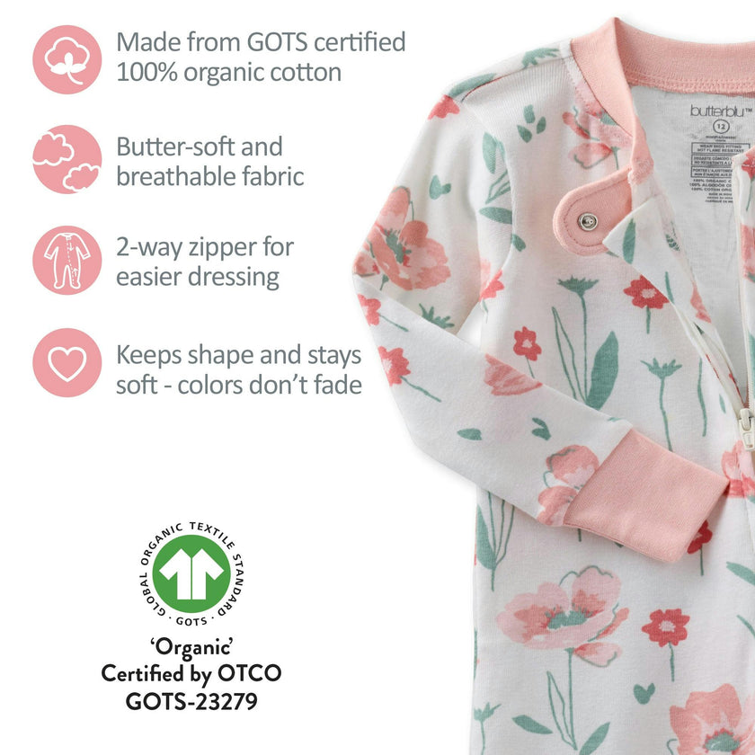 CRUZ Snug Fit Footed Sleeper