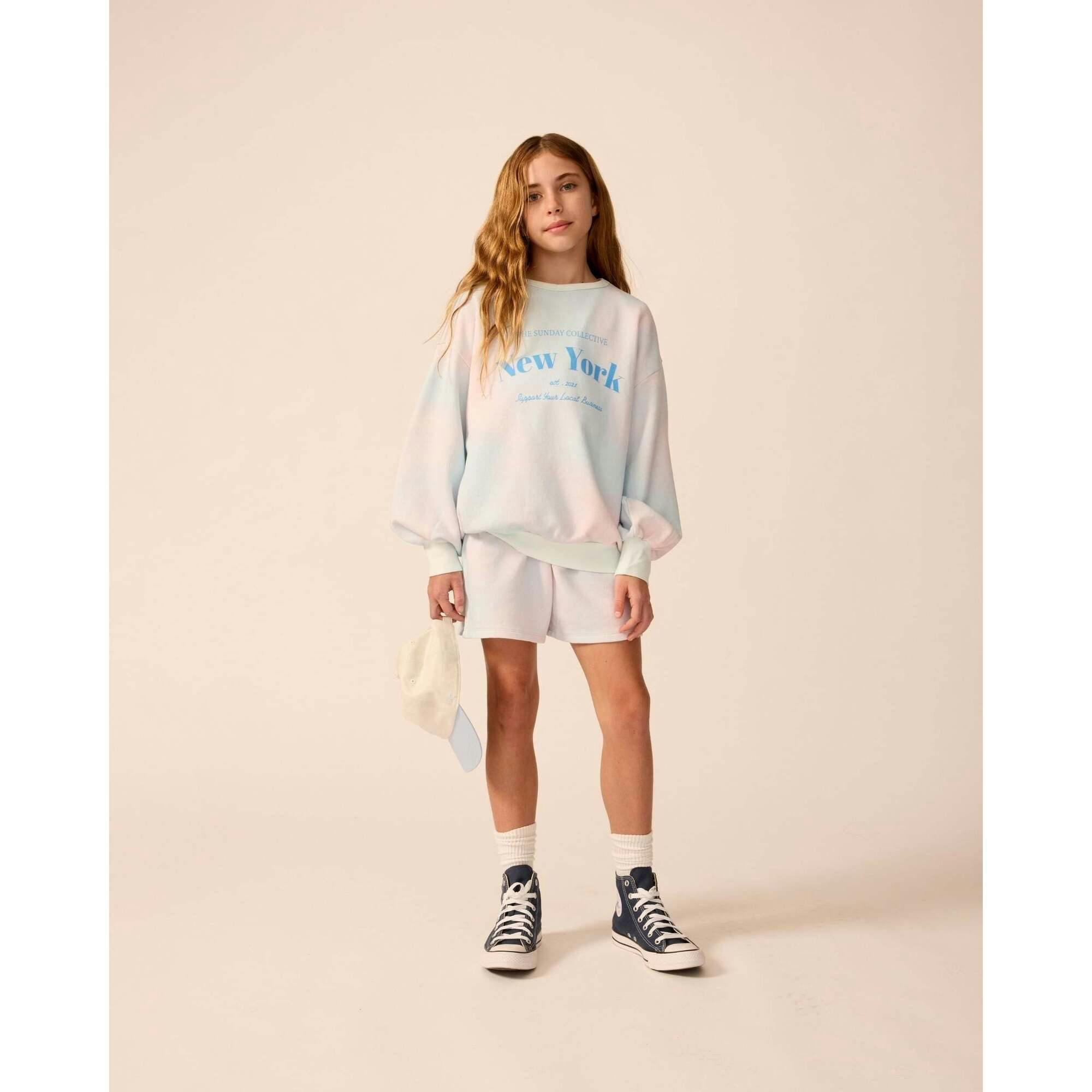 Organic Weekend Shorts in Pink Cloud