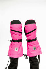 Teknik Winter Mittens Bright Pink