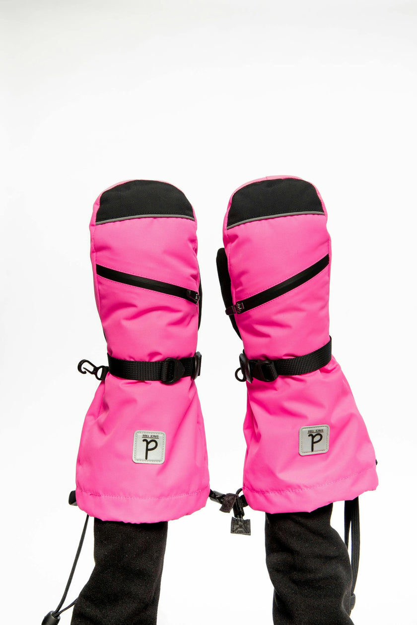 Teknik Winter Mittens Bright Pink