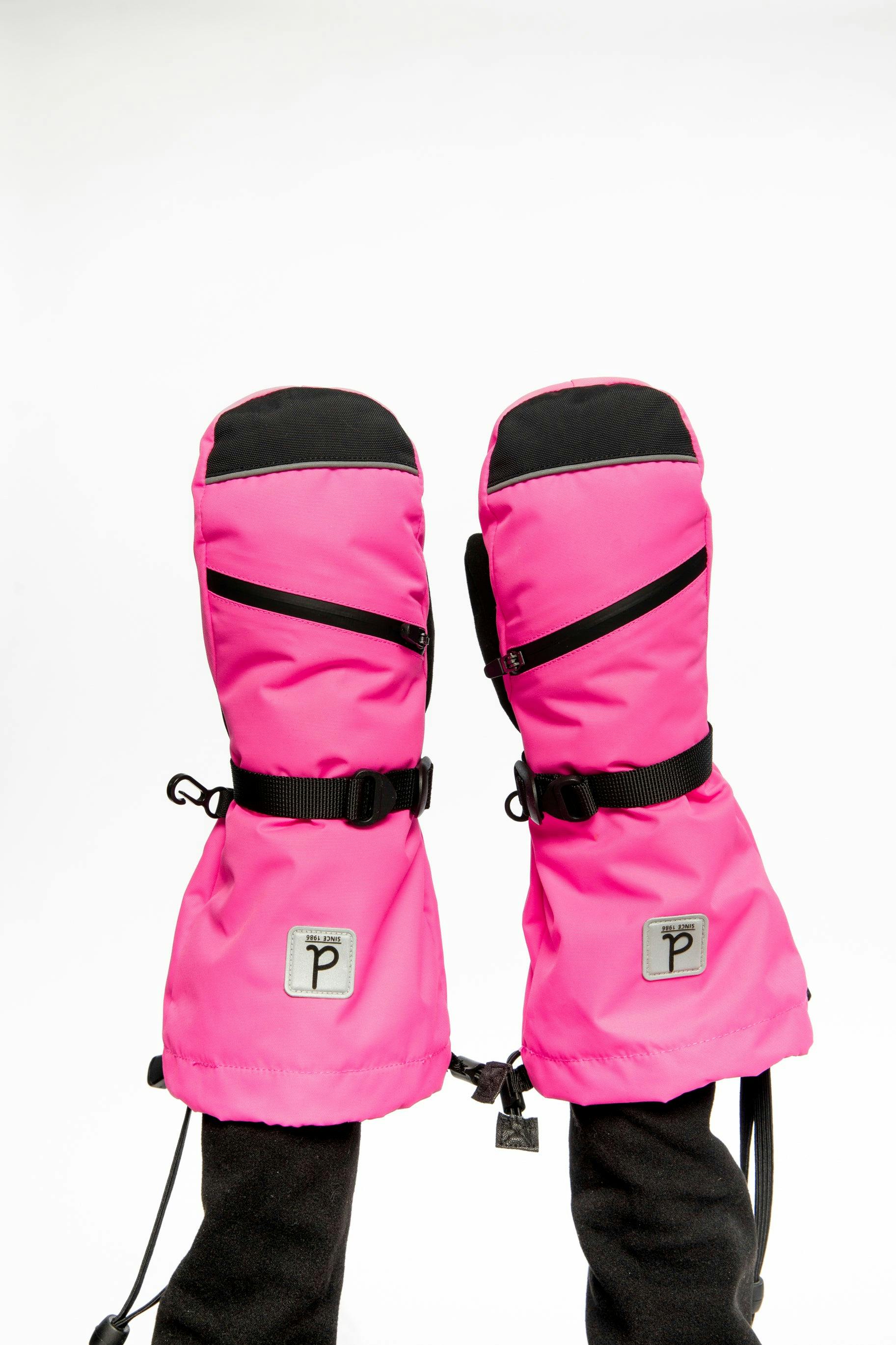 Teknik Winter Mittens Bright Pink