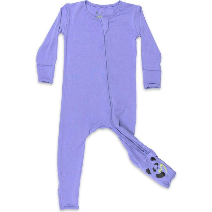 Poppin Purple Bamboo Convertible Footie