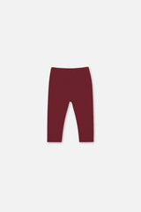 Baby Rib Leggings Reddish-Brown