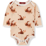 Floral Organic Cotton Long Sleeve One Piece