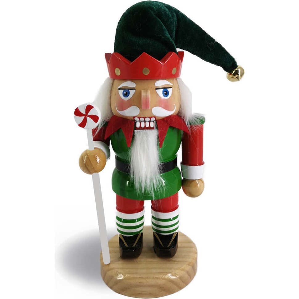 Elf Nutcracker with Velvet Hat
