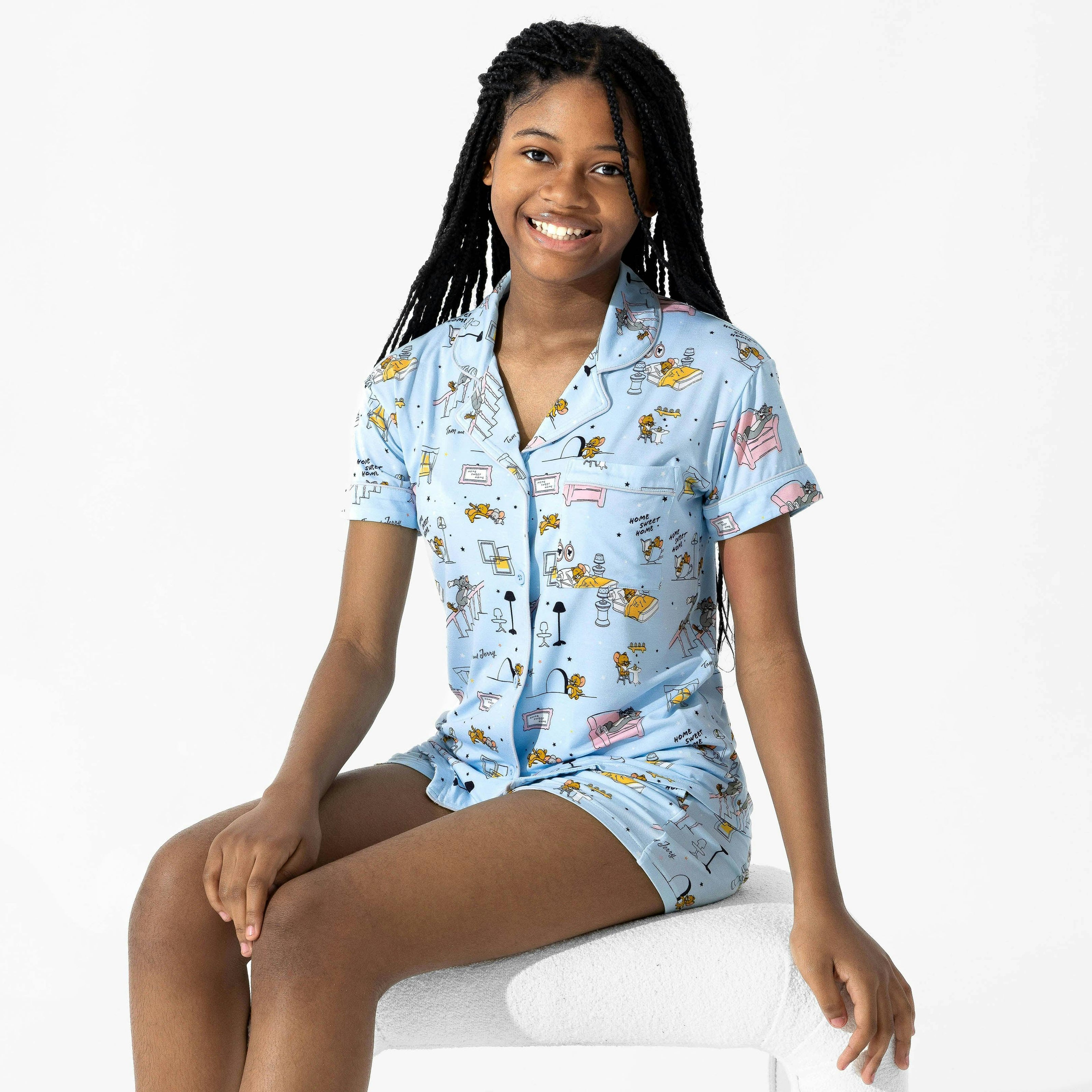 Tom & Jerry: Home Sweet Home Bamboo Women's Pajama Short Set