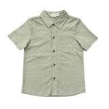 Boy's Collar Button Shirt Desert Sage