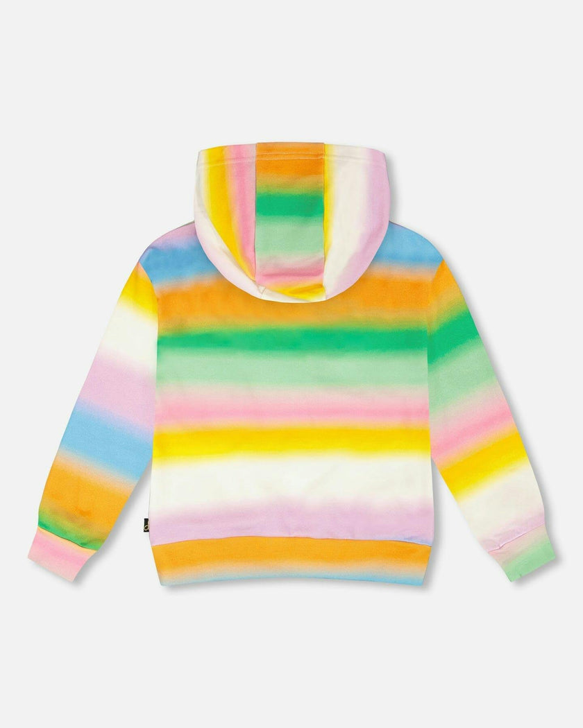 French Terry Zip Front Hoodie