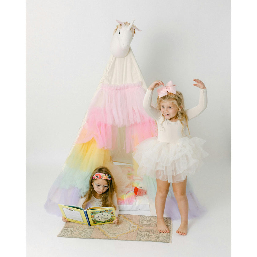 Ruffled Tulle Play Tent