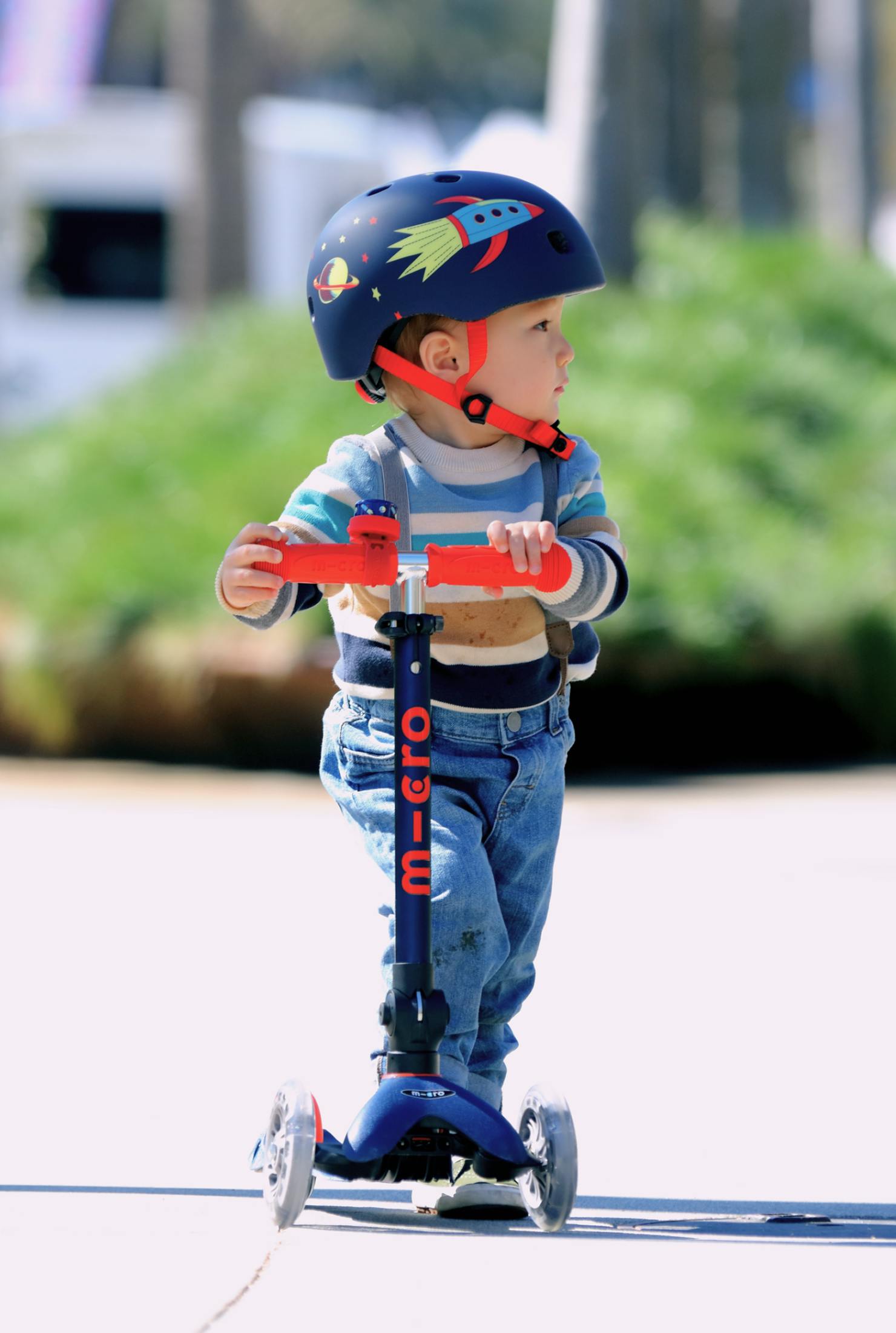 Micro Mini Foldable LED Scooter