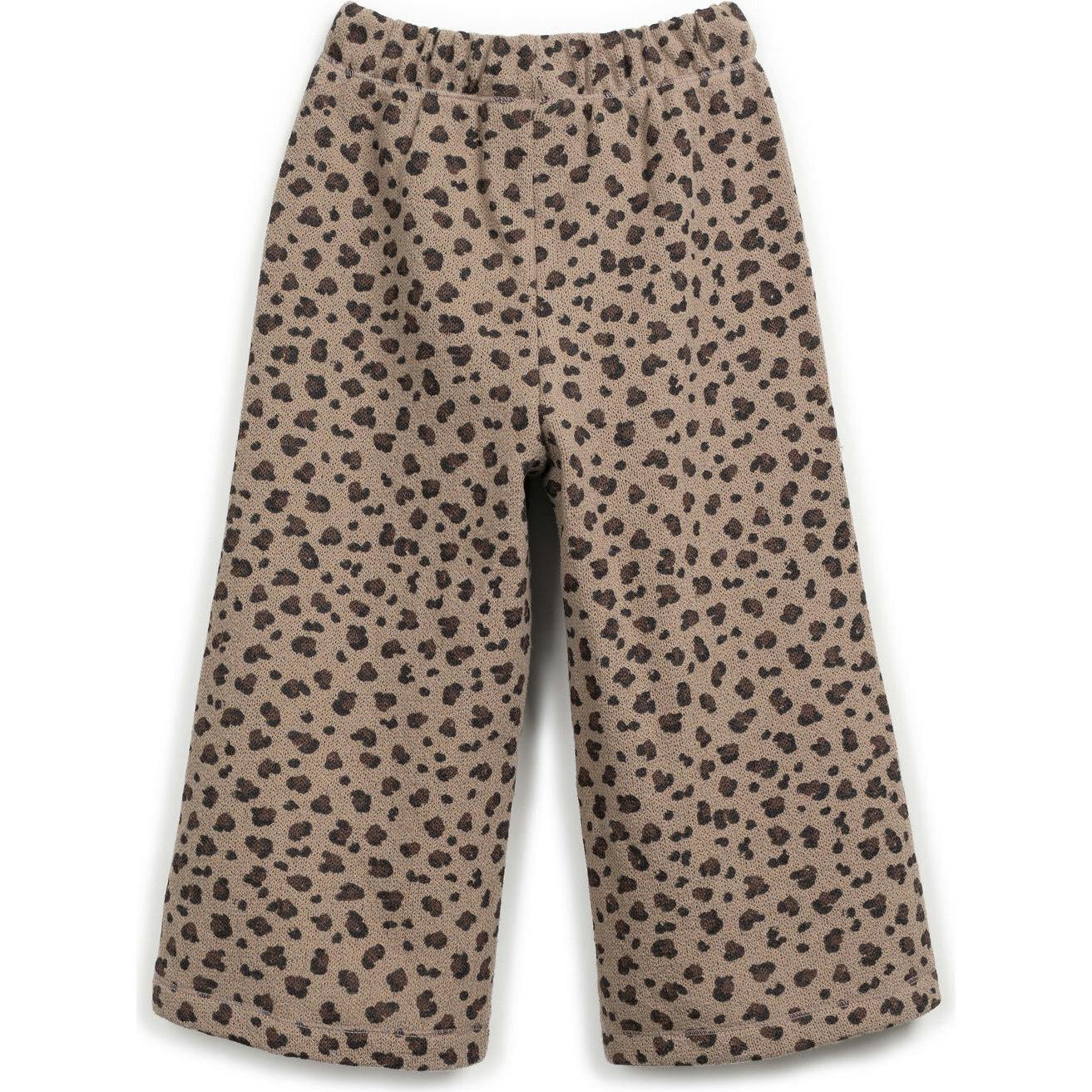 Leopard Print Jersey Trousers