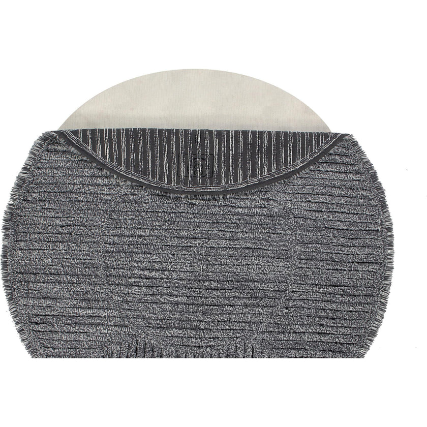 Black Tea Round Woolable Rug