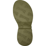 Oruga Calfskin Leather Flexible Sandals, Green