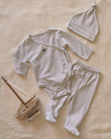Pima Embroidered Bundle Set in Blue Boat