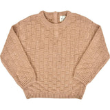 Leighton Basket Weave Sweater in Taupe