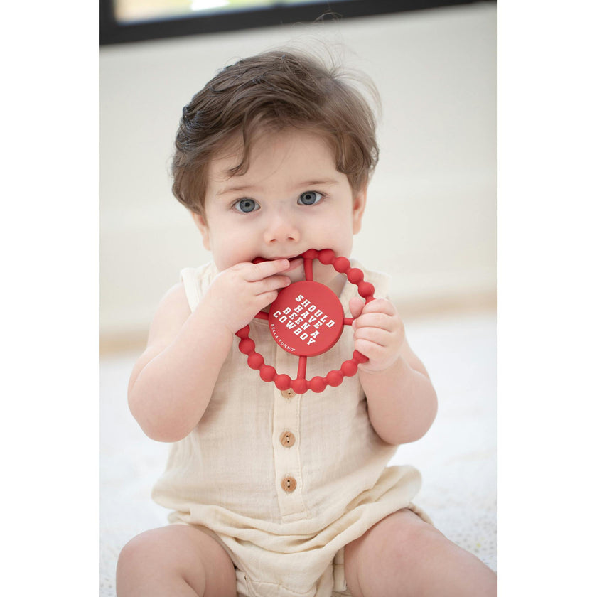 Cowboy Happy Teether