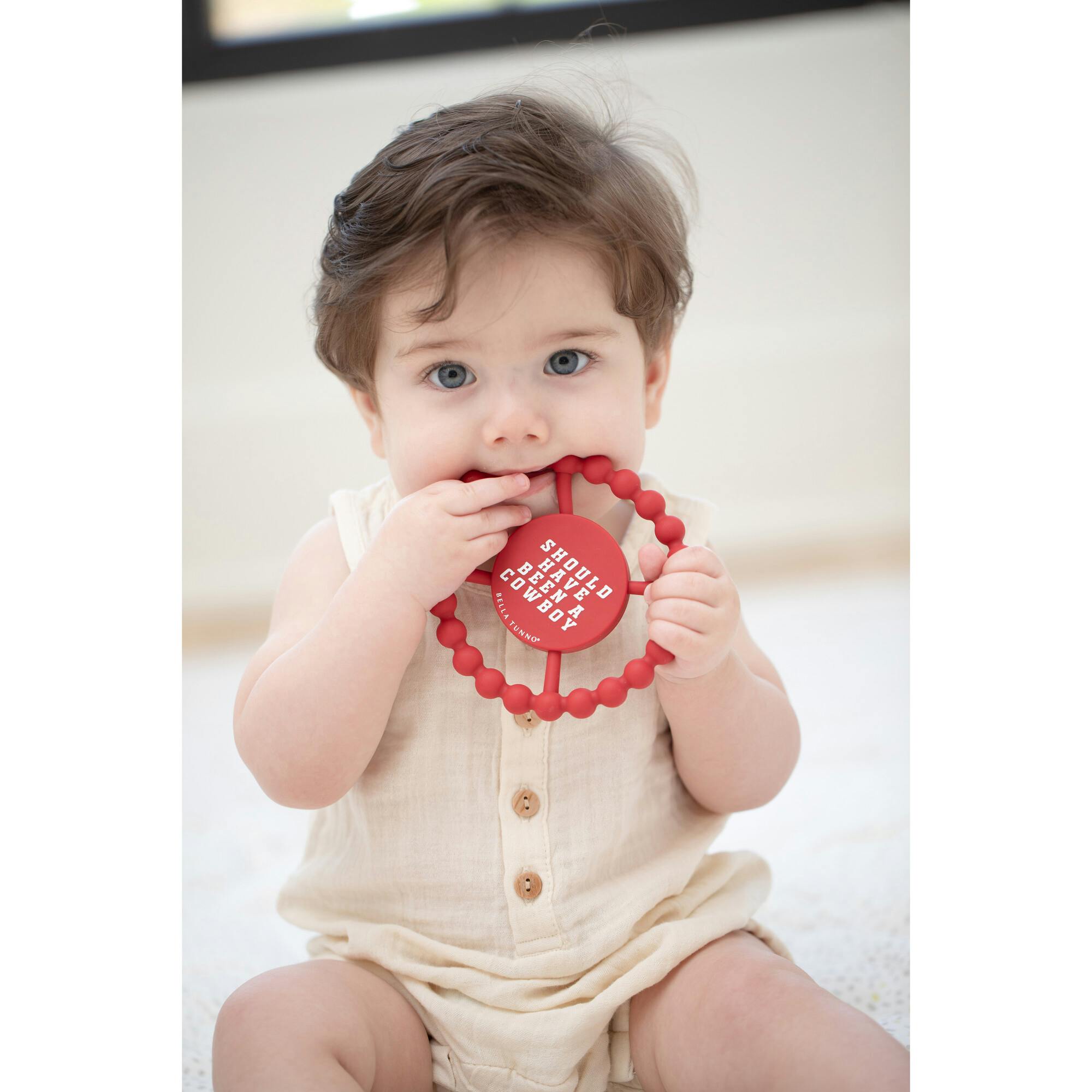 Cowboy Happy Teether