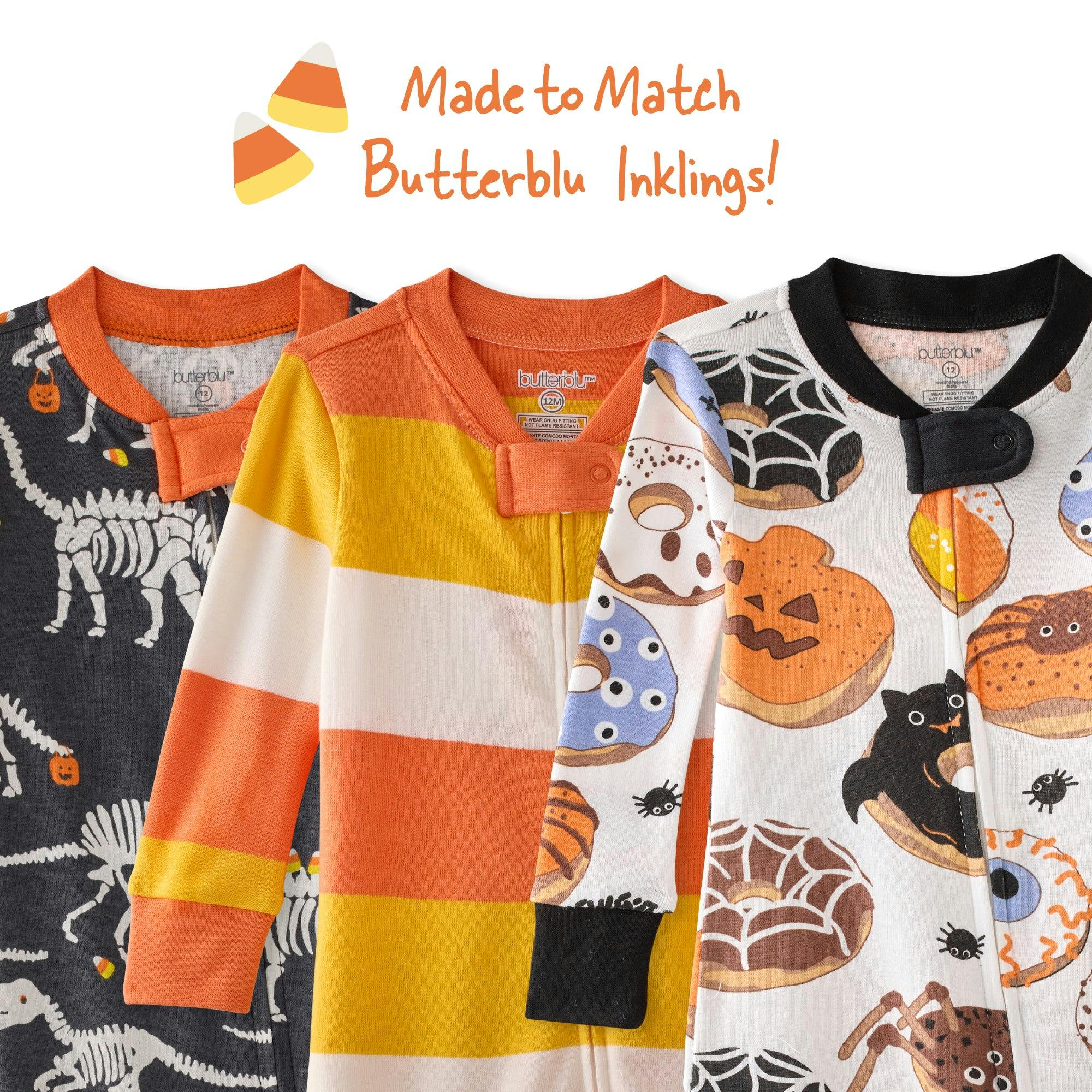 CRUZ Snug-fit Footed Baby Halloween Pajamas