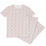 women's orchid floral pima pajamas set