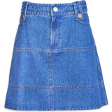 Women's Short Hudie Skirt, Blue