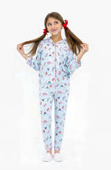 Holiday Bells Long Sleeve Jersey Pajama Pant Set