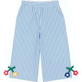 Seersucker Pants with Flowers