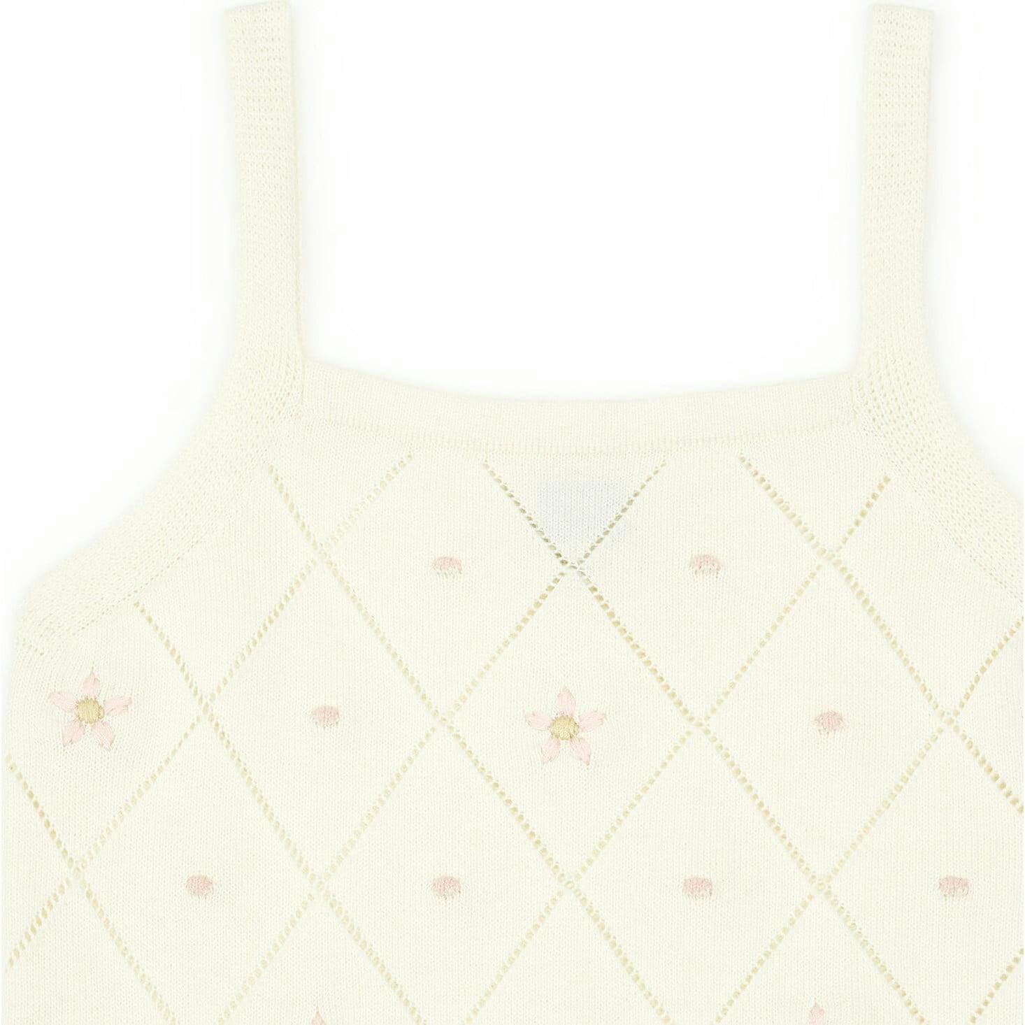 BONTON Tiny Flowers Lilli Knit Tank Top