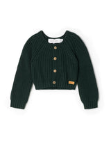 Chunky Button Front Knit Cardigan
