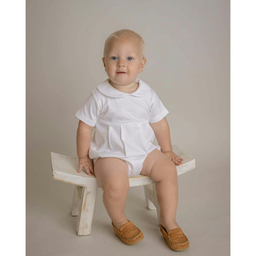 Cross Pima Bubble Romper