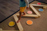 Majesty | Wooden Toddler Balance Beam and Stepping Stones Set with Connectors