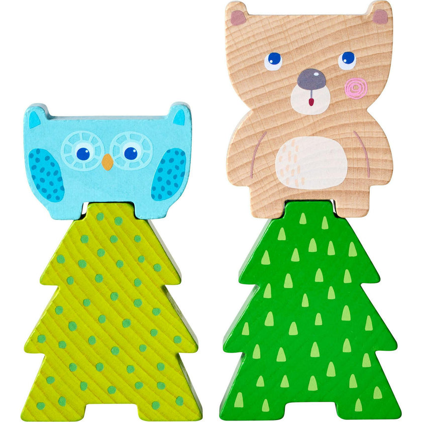 Forest Friends Chunky Wooden Stacking Toy (Made in Germany)