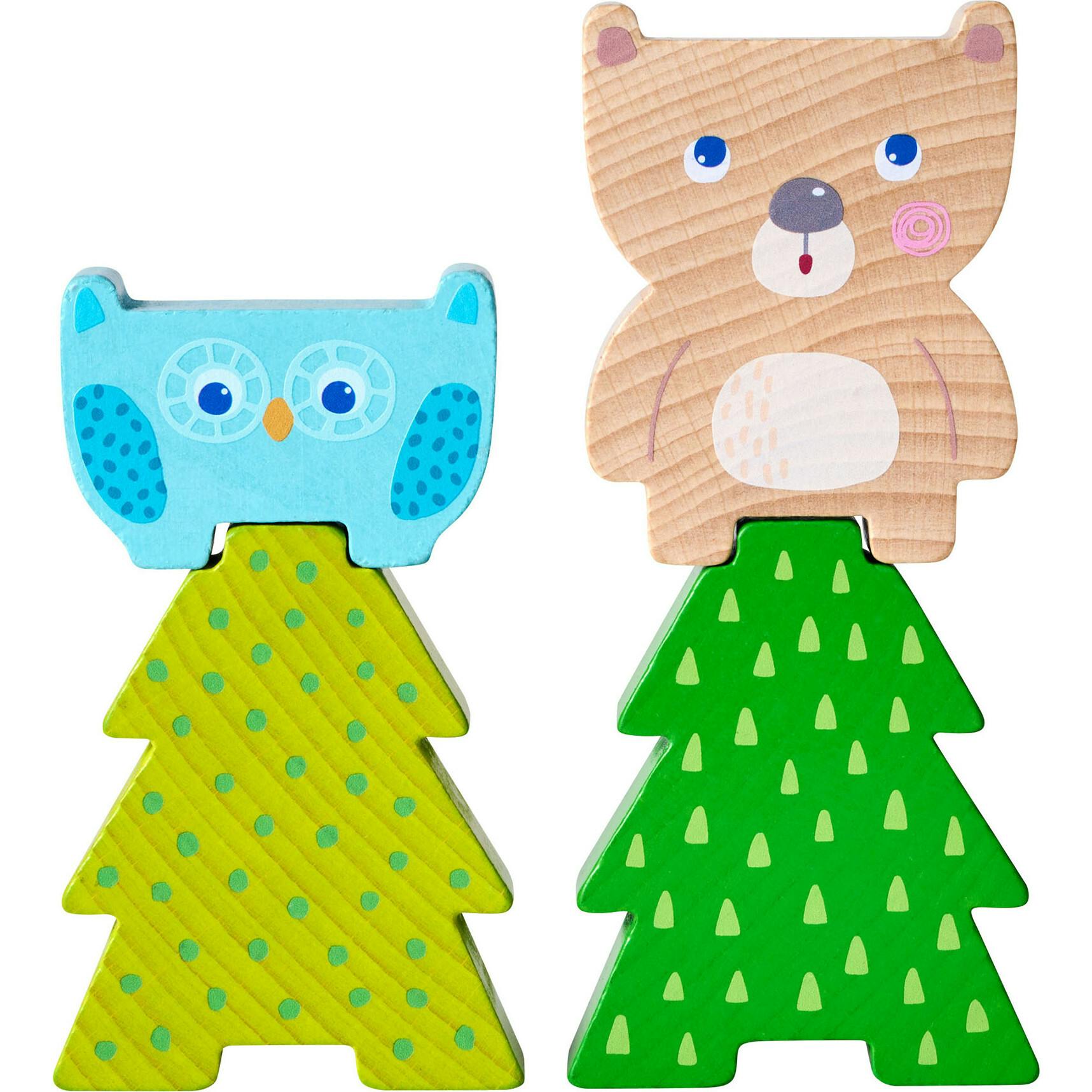 Forest Friends Chunky Wooden Stacking Toy (Made in Germany)