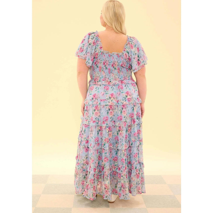 Winnie Dress in Peony Blossoms
