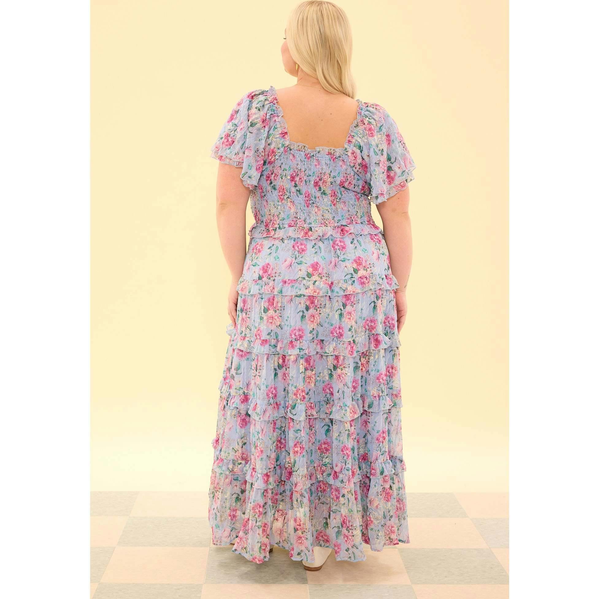 Winnie Dress in Peony Blossoms