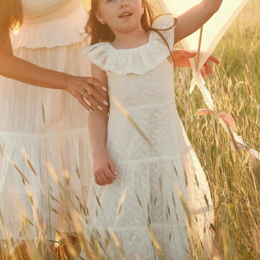 Mini Alaina Dress in Ivory