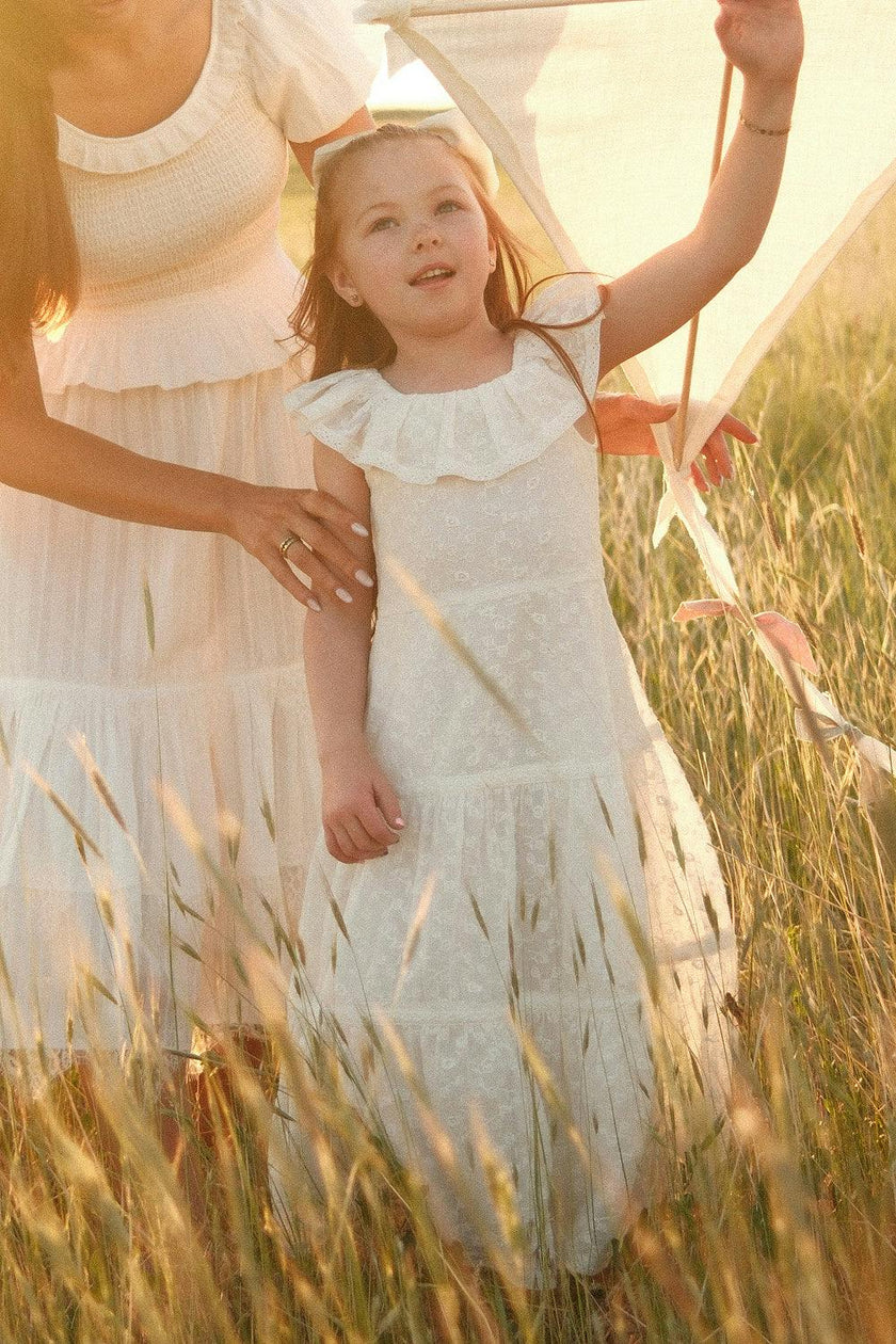 Mini Alaina Dress in Ivory