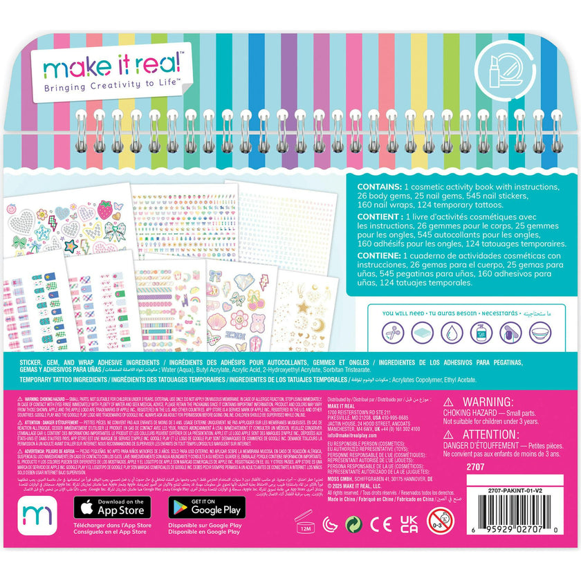 Bejeweled Cosmetic Activity Book