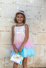 Paillette Ombre Tutu Dress, Multi