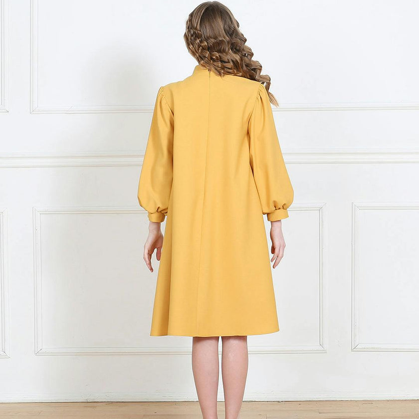 Megan dress (mustard)