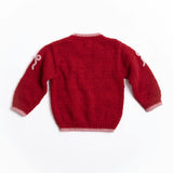 Bow Sweater in Crimson