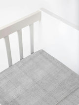 Brush-Stroked Cotton Fitted Crib Sheet